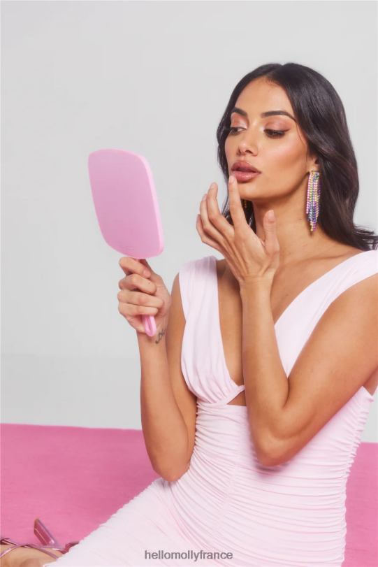 Hello Molly apporter la nuit robe midi rose vêtements 40222H5435