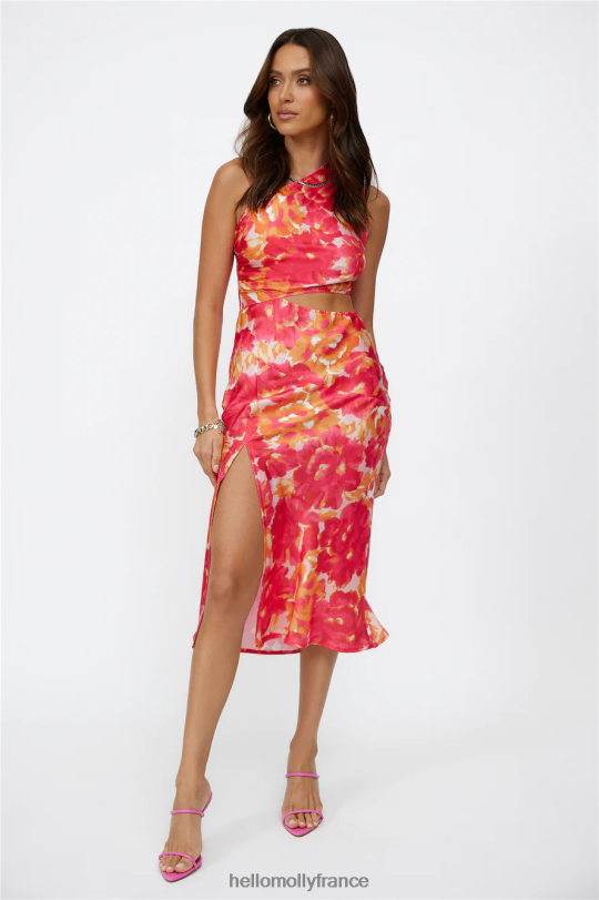 Hello Molly robe mi-longue Blissful Heart à fleurs vêtements 40222H6988