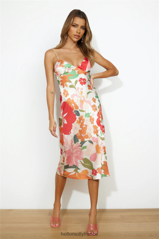 Hello Molly robe mi-longue perdue atlantis multi vêtements 40222H5423