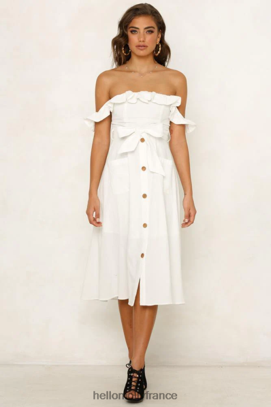 Hello Molly robe midi toujours été pour toi blanc vêtements 40222H5348