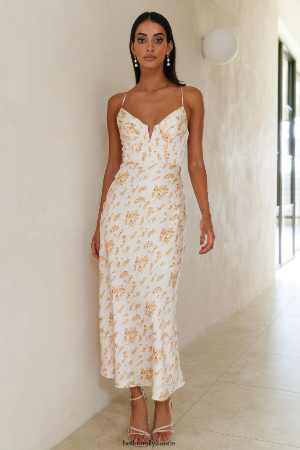 Hello Molly vêtements attendez les applaudissements robe midi fleurie 40222H3753